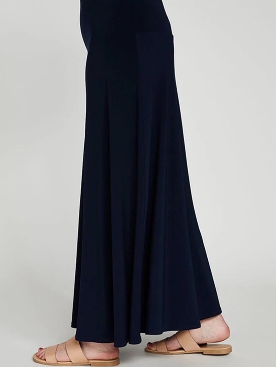 Sympli Dresses & Skirts - Sympli High-Waist A-Line Maxi Skirt - Doubles as Strapless Dress